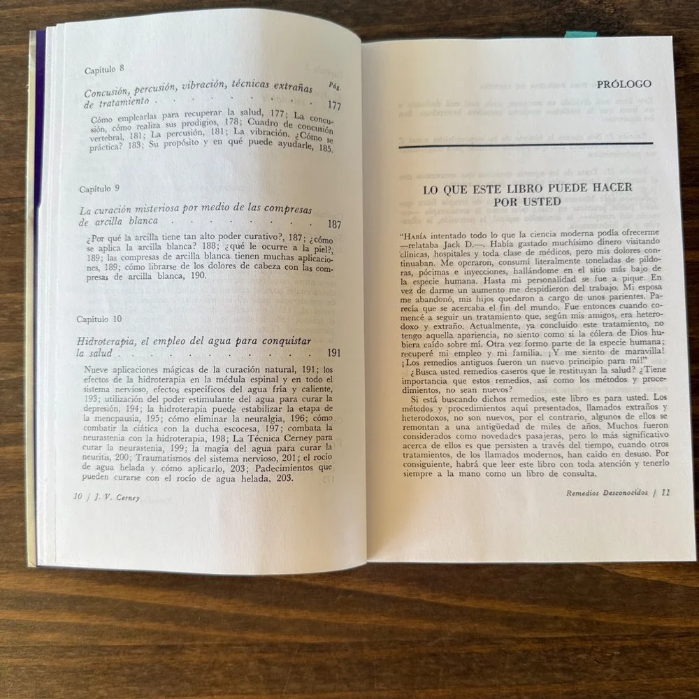 Remedios Desconocidos Dr J V Cerney Spanish Natural Healing Herbal Remedies Book